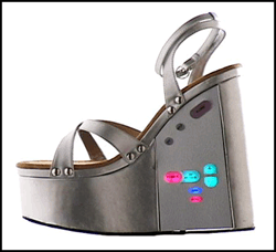 Personal Alarm Shoe for Prostitutes